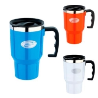 Термокружка с цвет. пласт. NMP-450P БИОСТАЛЬ