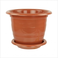 Горшок цв Виола 1л. сподд. (коричн) М1331