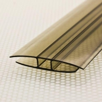 Профиль поликарбонатный ROYALPLAST HP соединительный 10мм Бронза; 6м