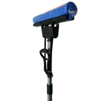 Швабра БугиВуги отжимная с телескоп стальной ручкой 110 см, 1 ролик (60146) Мастер Хаус