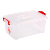 Контейнер Аптечка 7,5л прямоугольный (с ручками) (уп.10) М7372