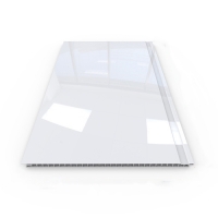 Панель ПВХ белая лакированная Люкс (3м х 0.50м) х 6 шт МастерПласт Панель ПВХ белая лакированная Люкс (3м х 0.50м) х 6 шт МастерПласт