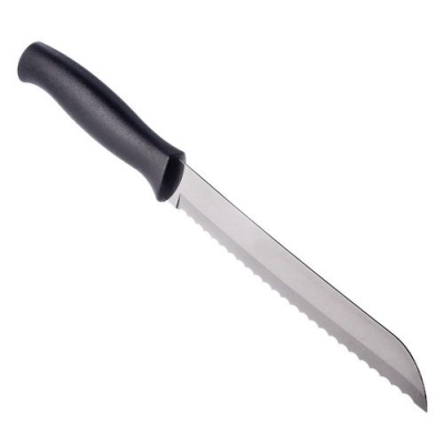 Tramontina Athus Нож для хлеба 18см, черная ручка 23082/007 (871-162)