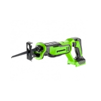 24В Пила сабельная аккумуляторная Greenworks, бесщеточная (без АКБ и ЗУ) 24В Пила сабельная аккумуляторная Greenworks, бесщеточная (без АКБ и ЗУ)