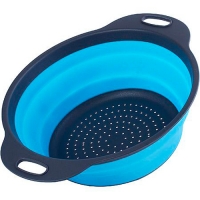 31489-2 Дуршлаг силикон с ручками, СИНИЙ.MB(х60) "MAYER & BOCH"