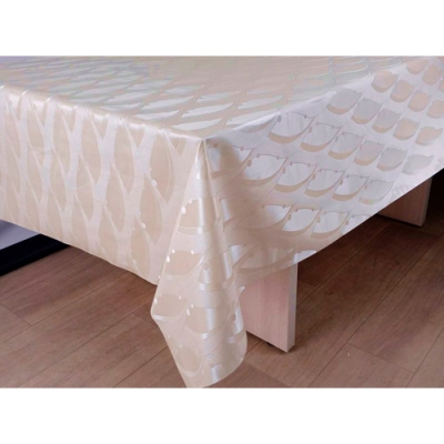 5207-3 Клеенка "BOGEMA"(34) шелкография на ткани (беж) 0,28мм*1,37м*20м /