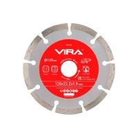 601124 Диск алмазный сегментный 125 мм VIRA
