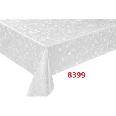 8399 Клеенка "BOGEMA-Богема"(63) шелкография на ткани (беж.) 0,28мм*1,37м*20м