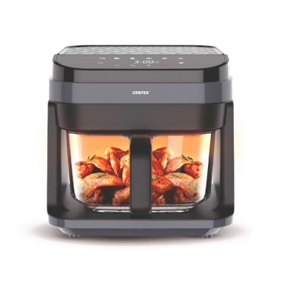 Аэрогриль Centek CT-3101 <5,5л> 1350Вт, сенсорное управление, решетка, прокладка, карбон.тэн Аэрогриль Centek CT-3101 <5,5л> 1350Вт, сенсорное управление, решетка, прокладка, карбон.тэн