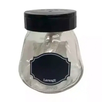 Банка д/хран. стекл. 260 мл ТО63 с чёрн крышк silicopy, ложк и мел для маркировки, серия "Меловой ди