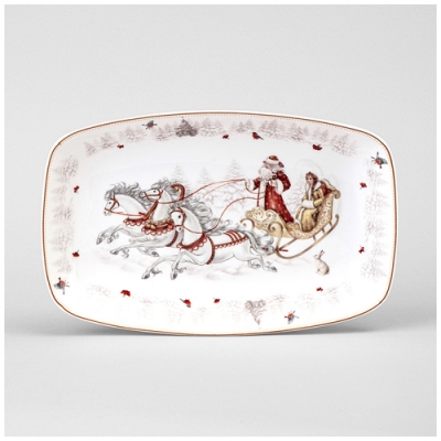 Блюдо lefard "Морозко" прямоуг. 25х16х3 см 85-2046 Блюдо lefard "Морозко" прямоуг. 25х16х3 см 85-2046