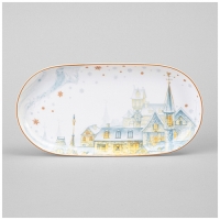 Блюдо овальное lefard "Снежная королева" 20,5 см 590-546