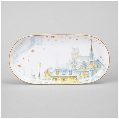 Блюдо овальное lefard "Снежная королева" 20,5 см 590-546