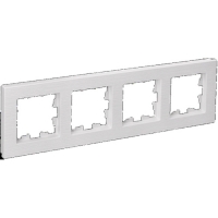 BRITE Рамка 4-местная РУ-4-Бр белый рифленый IEK BRITE Рамка 4-местная РУ-4-Бр белый рифленый IEK