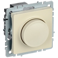 BRITE Светорегулятор поворотно-нажимной 600Вт СС10-1-0-БрКр бежевый IEK BRITE Светорегулятор поворотно-нажимной 600Вт СС10-1-0-БрКр бежевый IEK