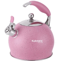 Чайник из нержавеющей стали, со свистком,3л, ROSE "Kukmara" Чайник из нержавеющей стали, со свистком,3л, ROSE "Kukmara"