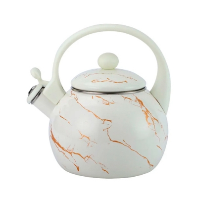 Чайник со свистком Zeidan Z-4559 2.5 л White marble