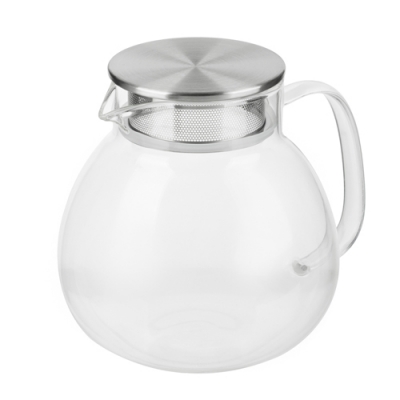Чайник заварочный 1000мл,BY COLLECTION Volga, жаропрочное стекло (850-240)