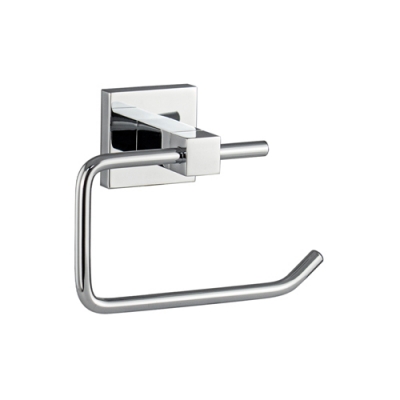 Держатель туалетной бумаги без экрана, на квадратном основании, цвет ХРОМ. GFmark 84002