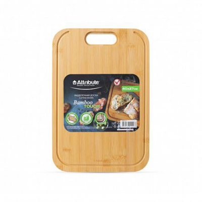 Доска разделочная BAMBOO TOUCH 40х27х1.5см арт.ABX157
