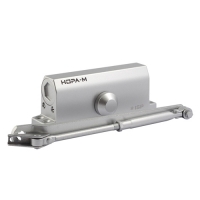 Доводчик НОРА-М 450 ISPARUS (от 120 до 170кг) (серебро) морозостойкий арт.19299 Нора-М