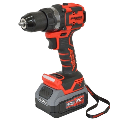 Дрель-шуруповерт PARMA ELECTRON SD 100/4.0-1 (б/щ, 2-скор, 100Нм, мет.патрон 1/2", 1АКБ 4Ач, кейс)