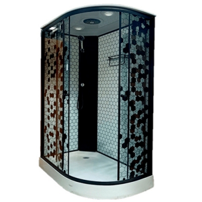 Душевая кабина ДАНА-65 L 120*80*215 левая,низкий поддон СОТЫ (3 места)