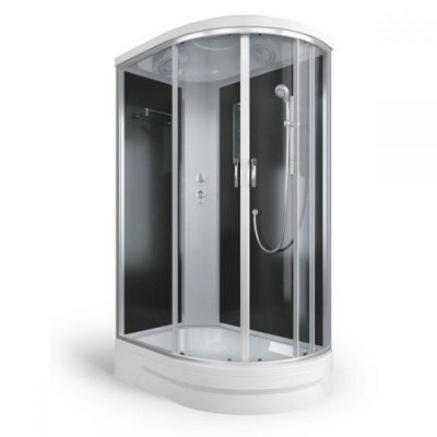 Душевая кабина ERLIT ER351226L-C2-RUS 1200*800*2260 тонированное стекло, средний поддон, Россия