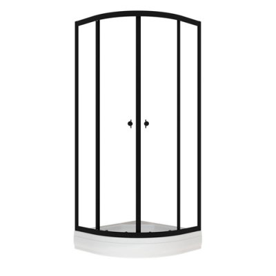 Душевое ограждение Triton Альфа-Блек, 80*80, 1/4 круга (1место КС169) Душевое ограждение Triton Альфа-Блек, 80*80, 1/4 круга (1место КС169)