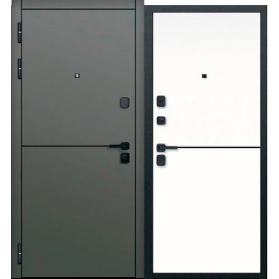 Дверь металлическая Feronni 9 см МДФ/МДФ Молдинг Эмалит белый 860 левая (Россия) 84,4кг Дверь металлическая Feronni 9 см МДФ/МДФ Молдинг Эмалит белый 860 левая (Россия) 84,4кг