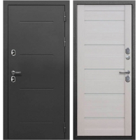 Дверь металлическая климатическая Ferroni Isoterma 11 см Серебро Лиственница бежевая Царга 960правая