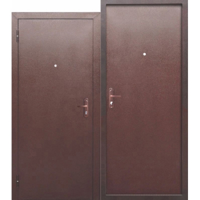 Дверь металлическая ПРОРАБ МЕТ/МЕТ 960 L