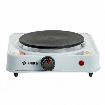 Электроплита DELTA D-704 одноконфорочная диск белая