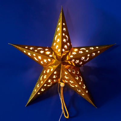 Фигура светодиодная ULD-H4545-005/STA/2AA WARM WHITE IP20 GOLDEN STAR UL-00008588