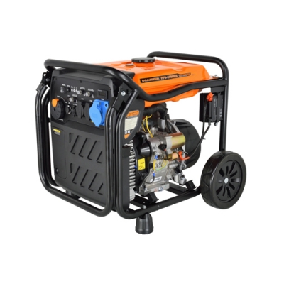 Генератор бензиновый Carver PPG-10000IЕ инверторный (8/8,5кВт, 220/12В,розетки, ATS, дисплей,колеса)
