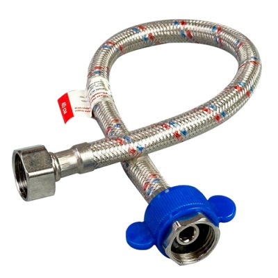 Гибкая подводка для воды с полимерным покрытием VALFEX 1/2" В-В120 см (80)