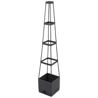 Горшок напольный для вьющихся растений T4 Park 25*25*145см 15л арт.109153 Горшок напольный для вьющихся растений T4 Park 25*25*145см 15л арт.109153