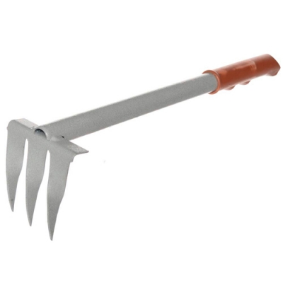 Грабли 3-х зубые витые Металлик ГВ-3м г.Павлово