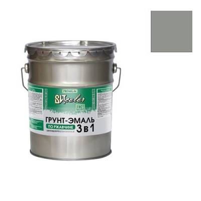 Грунт-эмаль по ржавчине 3 в 1 ВИТcolor серый ГРАФИТОВЫЙ RAL 7024 10 кг