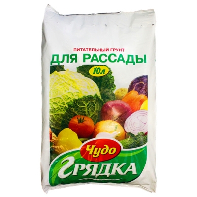 Грунт торфяной 10л Чудо грядка для рассады [5632]