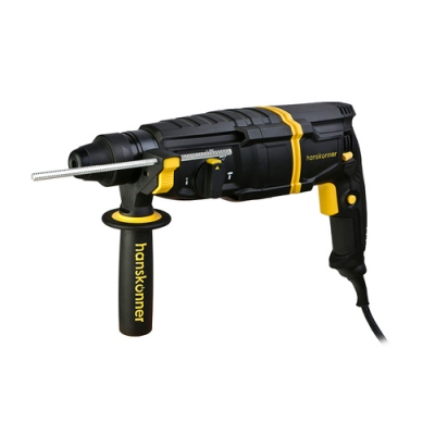 HRH0926AVS Перфоратор Hanskonner,800Вт, 26мм, 3.0Дж, 0-4900уд/мин,3 реж, 4м кабель,ВИБРОЗАЩИТА