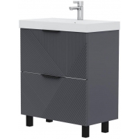 Тумба напольная Geometry 70.2Y графит (9696)