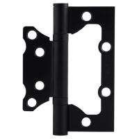 ISPARUS Петля накл. ун. 800-4" FHP (черный) без колп.(100х74х2,5) арт.18953 Нора-М