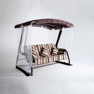 Качели садовые 3-х местные "Emmi" шоколад, арт. КС-2025/4