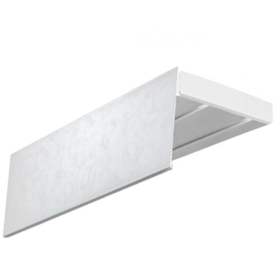 Карниз Эконом Эскар 2-х рядный в сборе иней 7 см 3,0м