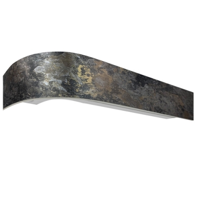 Карниз Эконом Эскар 2-х рядный в сборе мармарос платина 7 см 3,0м