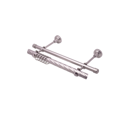 Карниз кованый Ле-Гранд d25/16 мм 3 м ОПТИ ТВИСТ серебро матовое 2-х рядный ГП