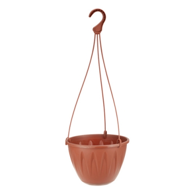 Кашпо АЛИЦИЯ подвесное IDEA D250мм с поддоном терракотовый М3116
