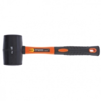 Киянка резиновая, 680г, черная резина, фибергласовая рукоятка// Sparta арт.11127