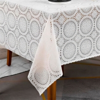 Клеенка ажурная Merletti 466 WH 1,37х20м без осн. гл,